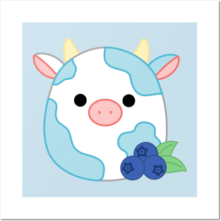 Blueberry Cow Posters and Art